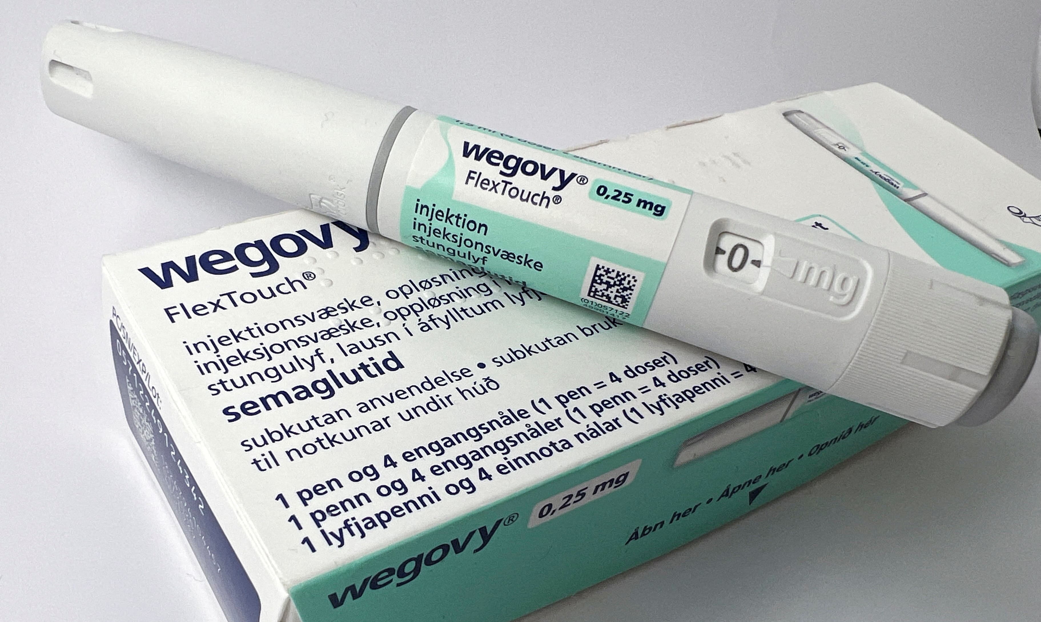 Wegovy, embalagem